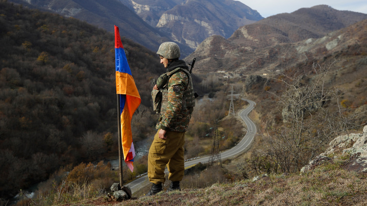 Вірменія на карті Євразійських балкан